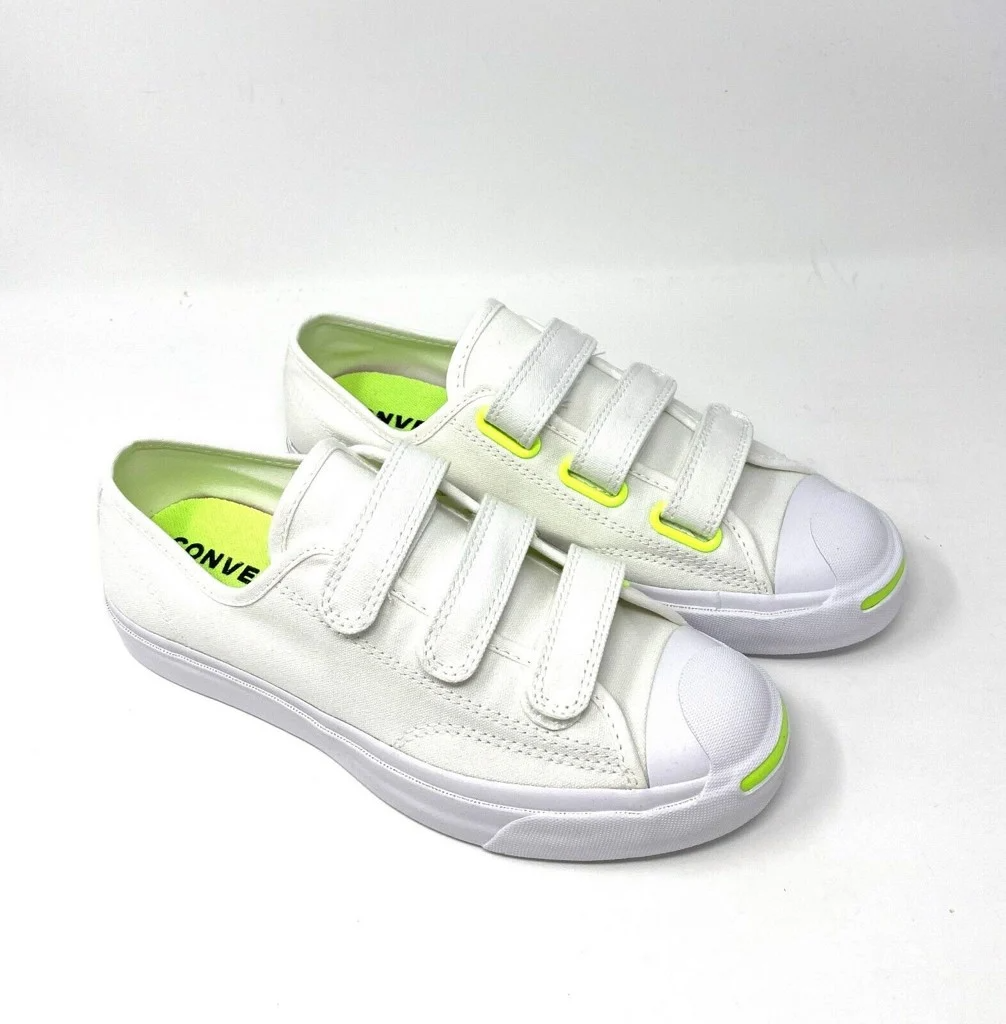 Giày Converse Jack Purcell Low Easy-On 'White Ghost Green' 168137C - Ảnh 4