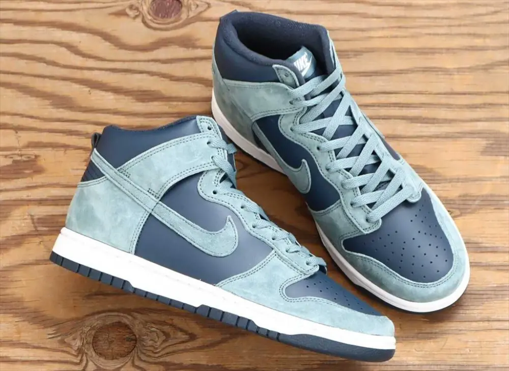 Giày Nike Dunk High Retro Premium 'Navy' DQ7679-400 - Ảnh 4