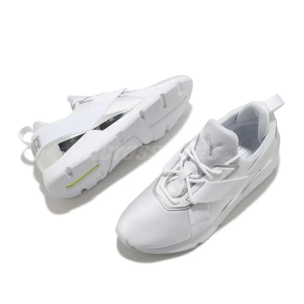 Giày Puma Wmns Muse X3 'White Metallic Silver' 375131-02 - Ảnh 4