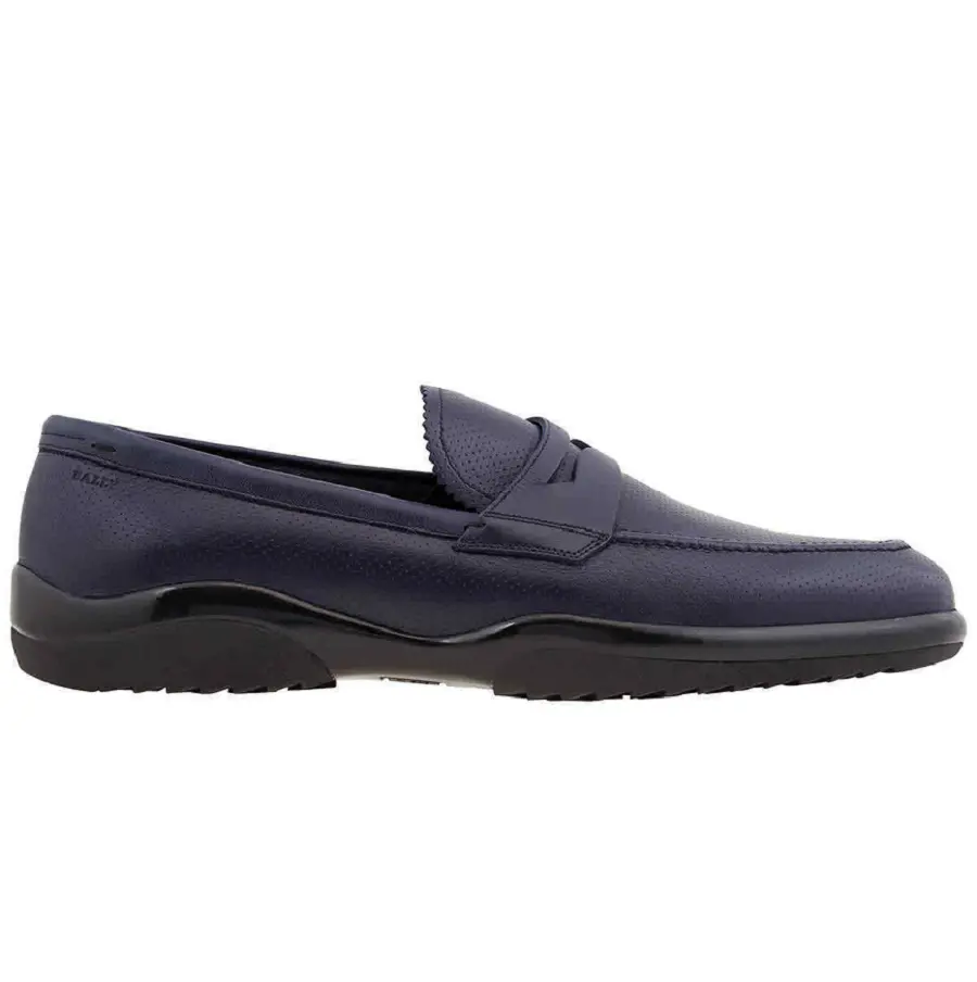 Giày Bally Micson Leather Penny Loafers 'Ink' 6220909