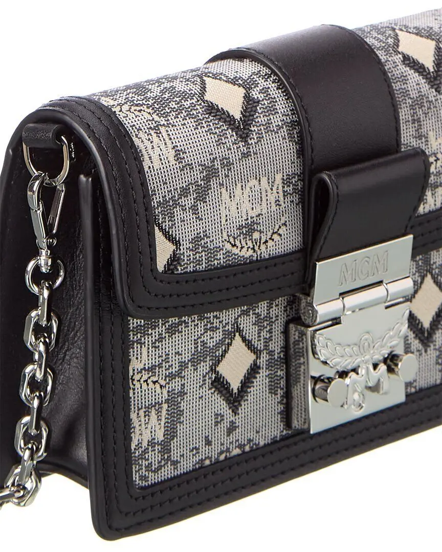 Túi MCM Gretl Crossbody in Vintage Monogram Jacquard MWRCSWO01EG001 - Ảnh 3