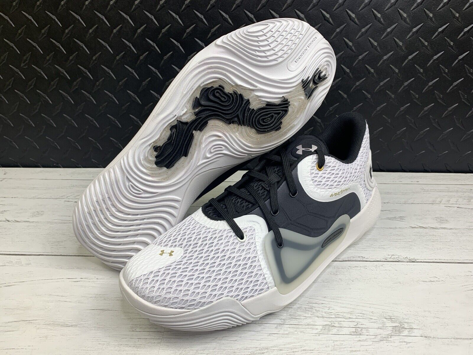 Giày Under Armour Anatomix Spawn 2 'White Black' 3022626-100 - Ảnh 4