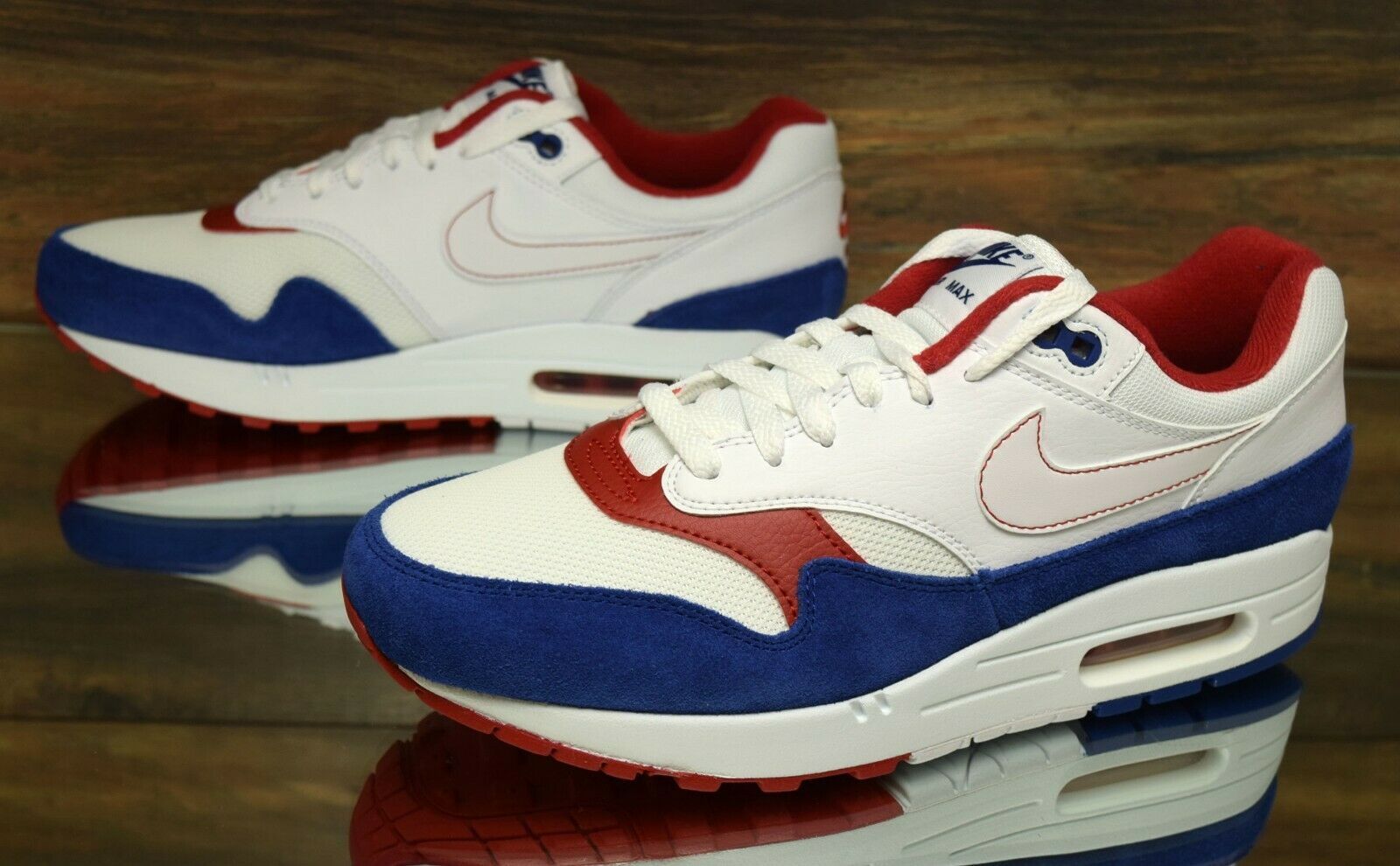 Giày Nike Air Max 1 White Red Blue CJ9927-100 - Ảnh 5