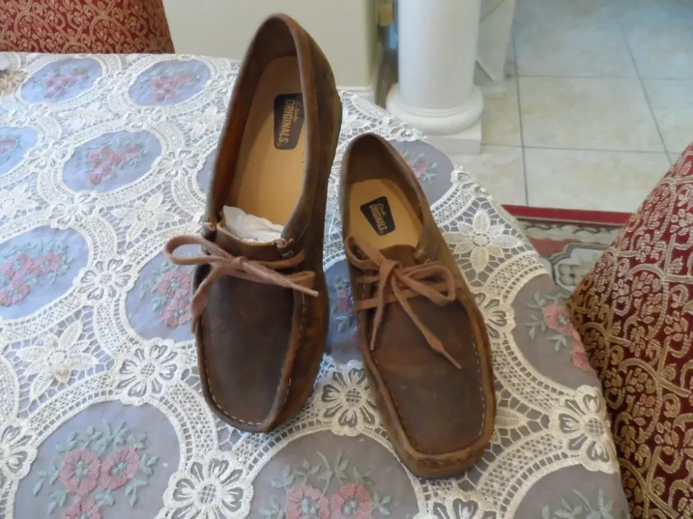 Giày Clarks Wallabee 'Beeswax' 261-56605 - Ảnh 3