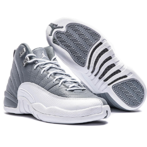 Alternative view of Giày Nike Air Jordan 12 Retro Stealth 'Cool Grey' 153265-015