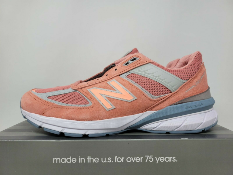 Giày New Balance 990v5 Made In USA ‘Sunrise Rose’ M990SR5 - Ảnh 5