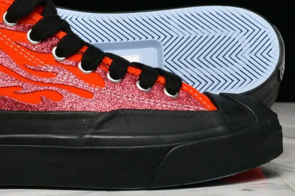 Giày Converse ASAP Nast x Jack Purcell Mid 'Red Flames' 167378C - Ảnh 7