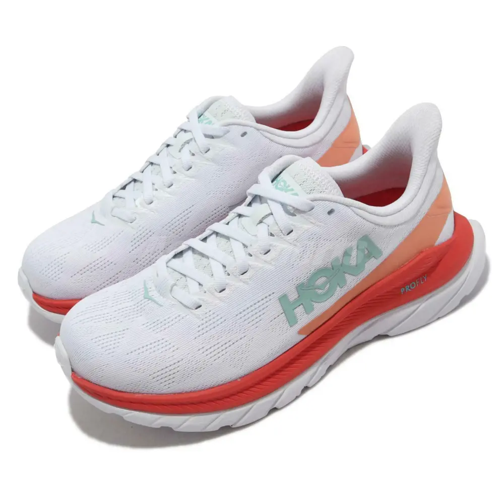 Giày Hoka Mach 4 'White Bright Orange' 1113529-WFS - Ảnh 4