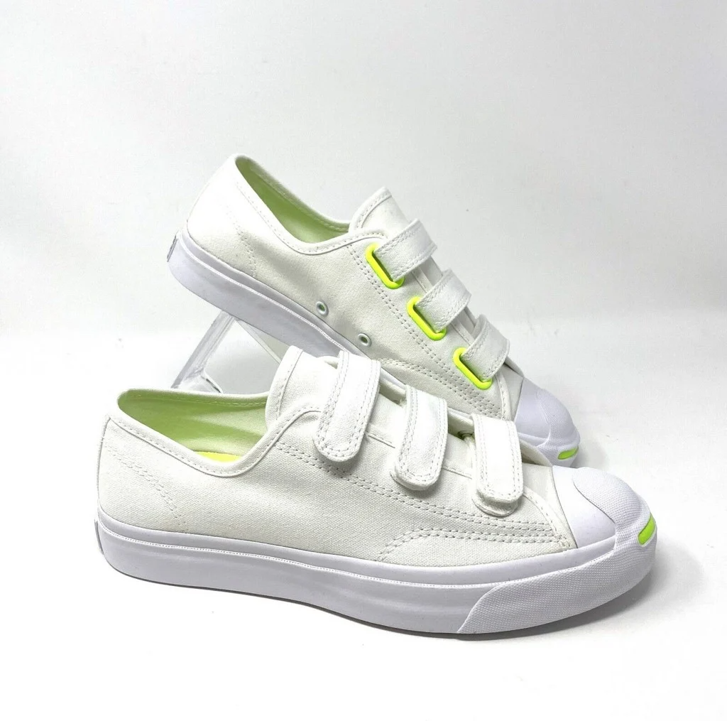 Giày Converse Jack Purcell Low Easy-On 'White Ghost Green' 168137C - Ảnh 3