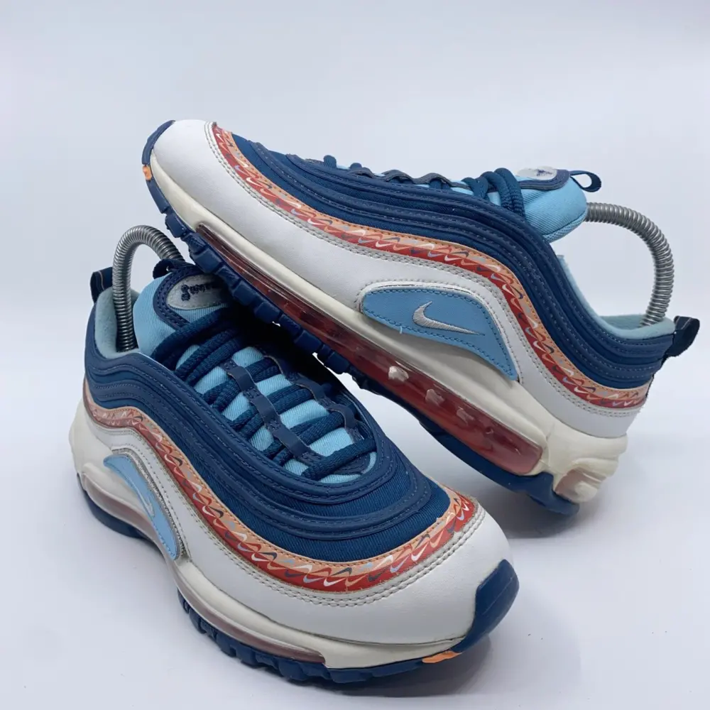 Giày Nike Air Max 97 GS 'Swoosh Chain' CQ4818-400 - Ảnh 3