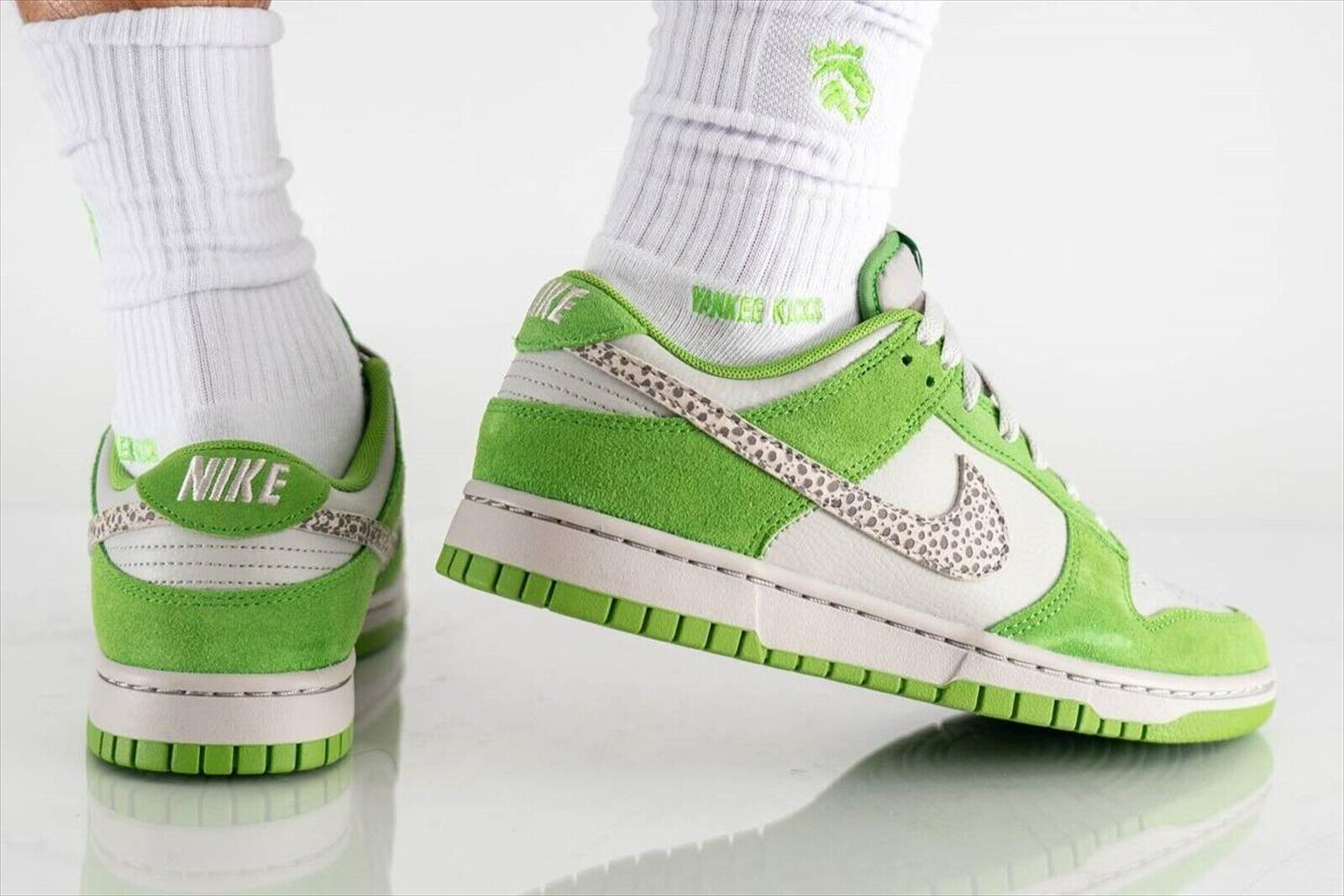 Giày Nike Dunk Low 'Safari Swoosh Chlorophyll' DR0156-300 - Ảnh 8