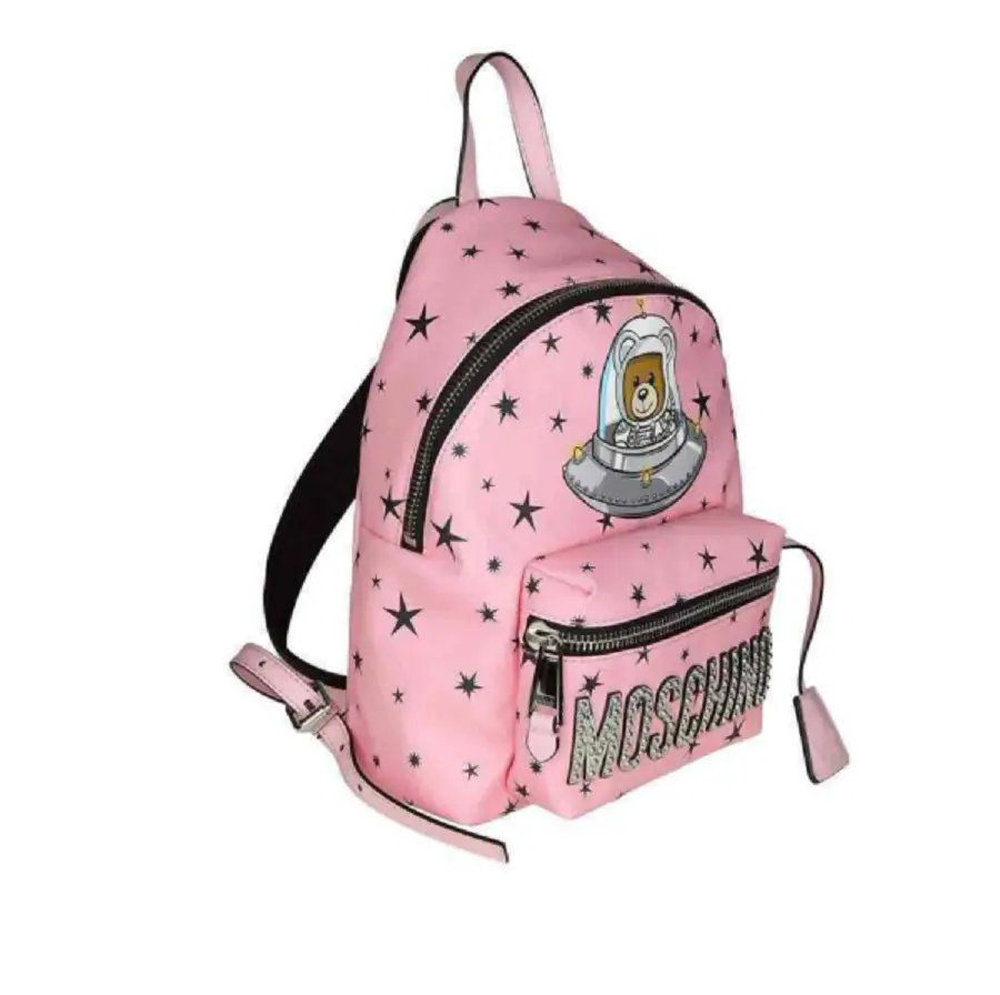 Balo Moschino Space Teddy Bear ‘Pink’ A-7641-8210-1221 - Ảnh 3
