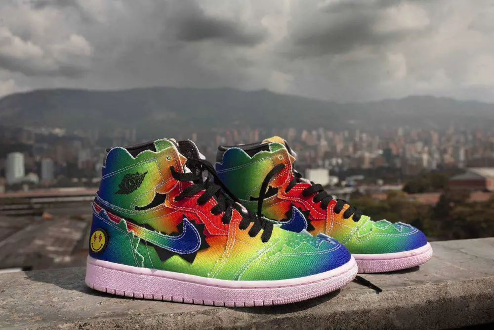 Giày Nike Air Jordan 1 Retro High 'J Balvin' DC3481-900 - Ảnh 4