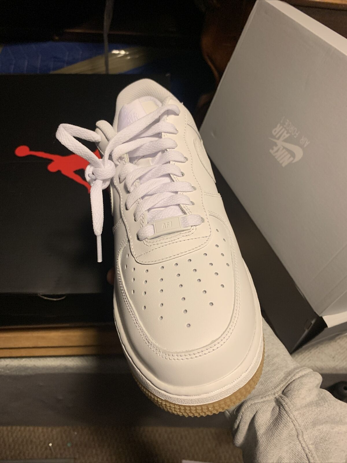 Giày Nike Air Force 1 07 'White Gum Light Brown' DJ2739-100 - Ảnh 6