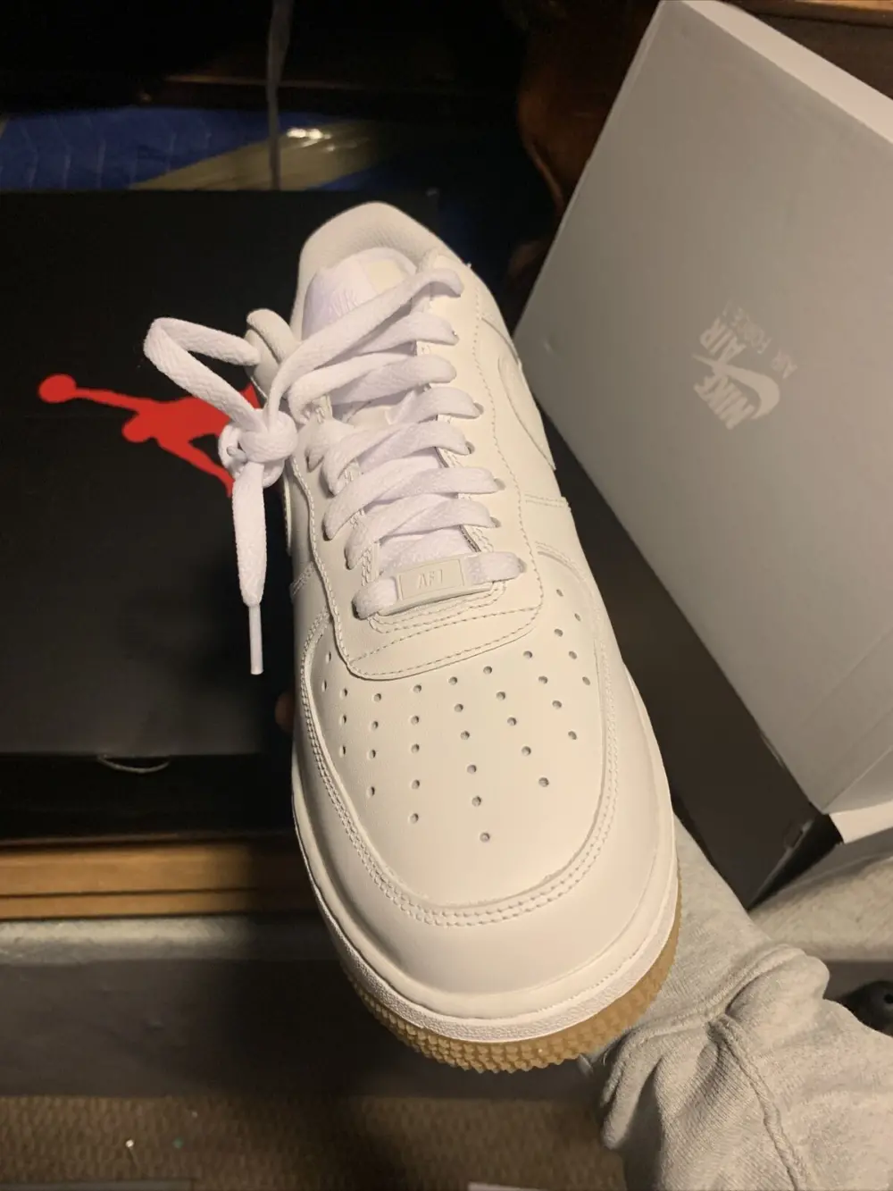 Giày Nike Air Force 1 07 'White Gum Light Brown' DJ2739-100 - Ảnh 6