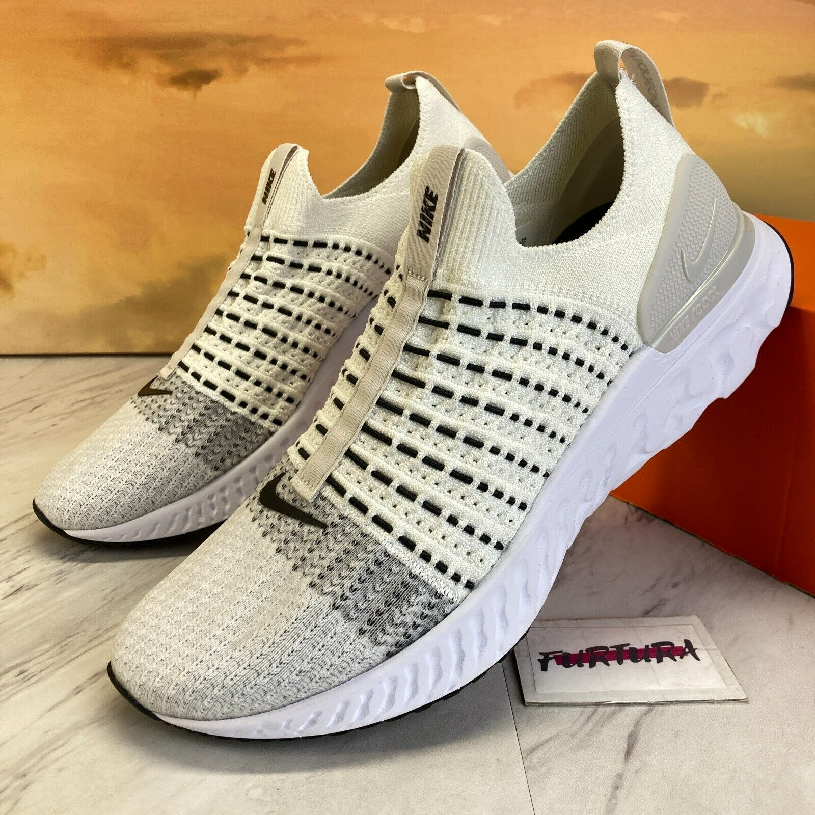 Giày Nike React Phantom Run Flyknit 2 'Sail Light Bone' DV2139-100 - Ảnh 3