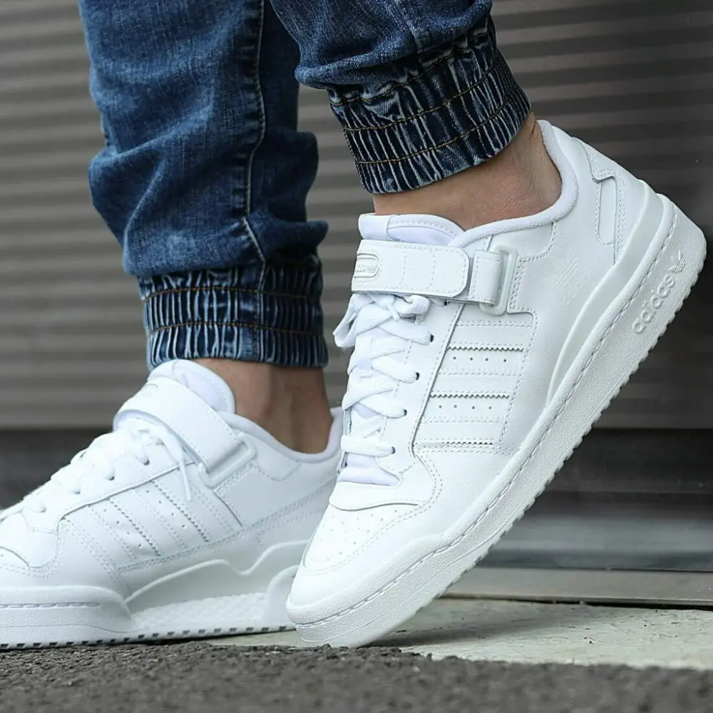Giày Adidas Forum Low 'Triple White' FY7755 - Ảnh 6