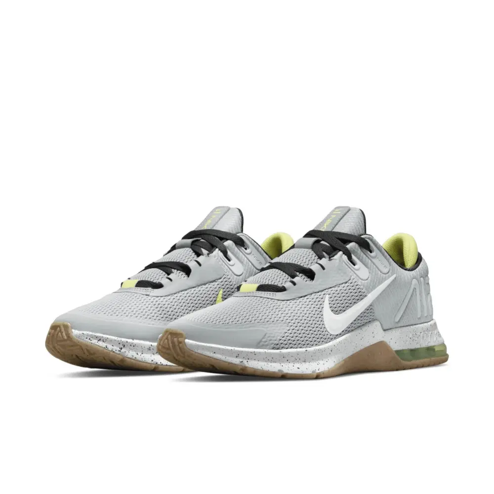 Giày Nike Air Max Alpha Trainer 4 'Light Smoke Grey Limelight' CW3396-005 - Ảnh 4