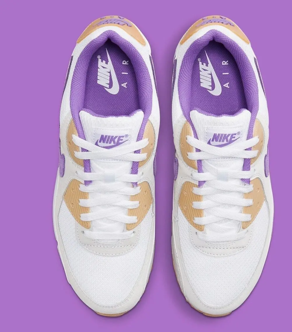 Giày Nike Air Max 90 Sail Purple Gum DM0029-102 - Ảnh 4