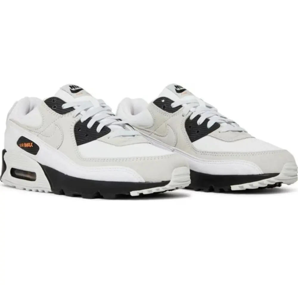 Giày Nike Air Max 90 'White Black Hot Curry' DM0029-100 - Ảnh 3