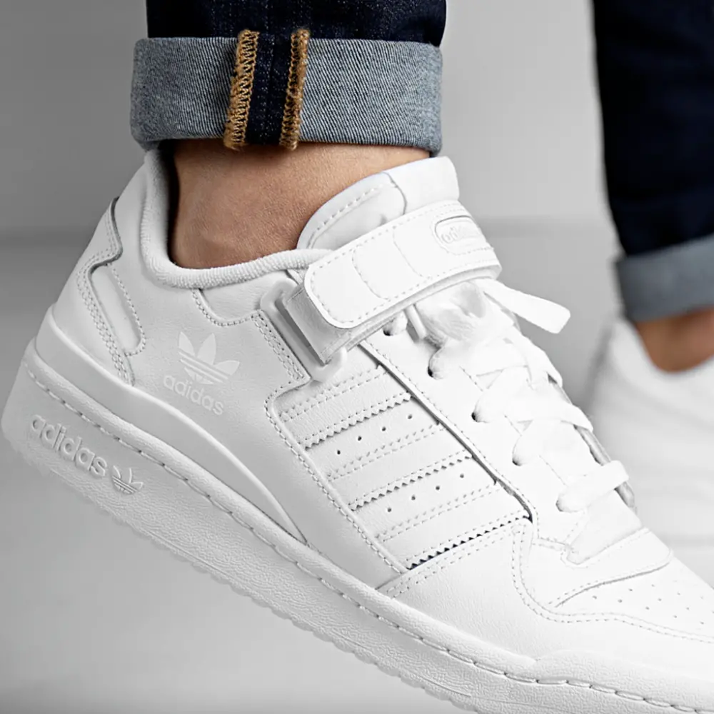 Giày Adidas Forum Low 'Triple White' FY7755 - Ảnh 7