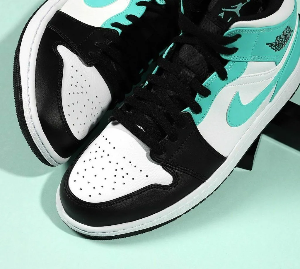 Giày Nike Air Jordan 1 Mid 'Island Green' 554724-132 - Ảnh 5