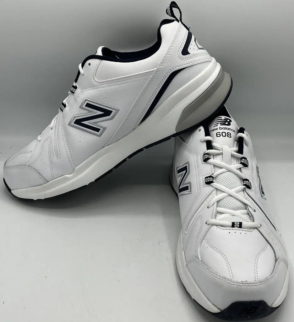 Giày New Balance 608 V5 'White' MX608WN5 - Ảnh 4