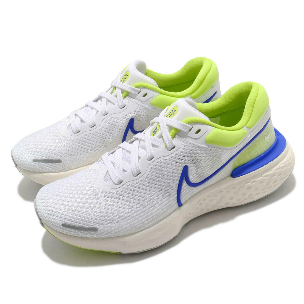 Giày Nike ZoomX Invincible Run Flyknit 'White Cyber Blue' CT2228-101 - Ảnh 5
