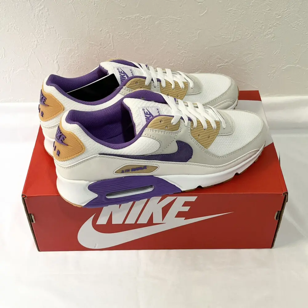 Giày Nike Air Max 90 Sail Purple Gum DM0029-102 - Ảnh 3