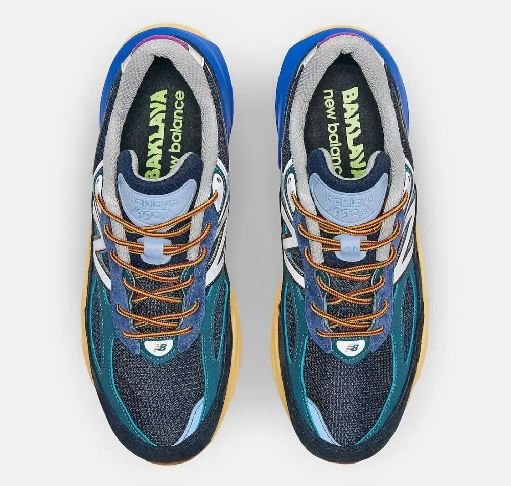 Giày New Balance 990v6 MiUSA Action Bronson Lapis Lazuli M990AC6 - Ảnh 3