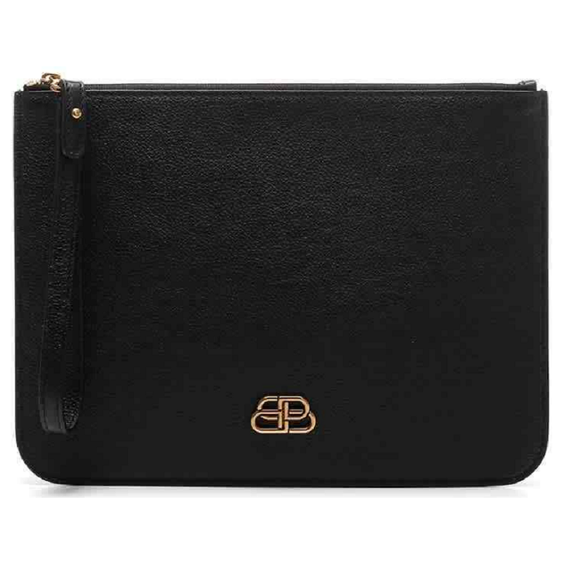 Túi Balenciaga 'Black Leather' 617821-1IZ7M-1000