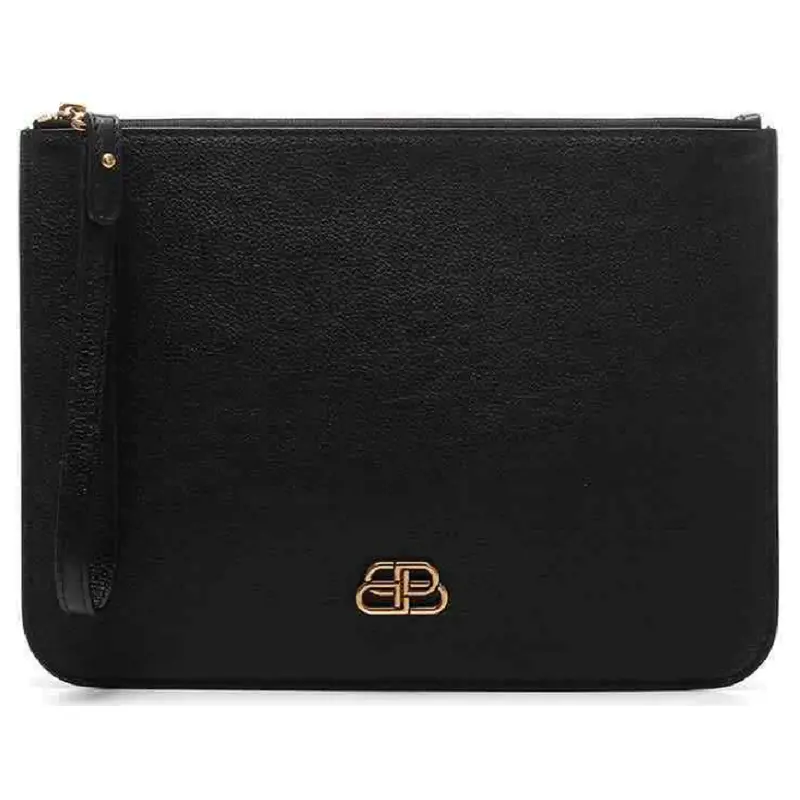 Túi Balenciaga 'Black Leather' 617821-1IZ7M-1000
