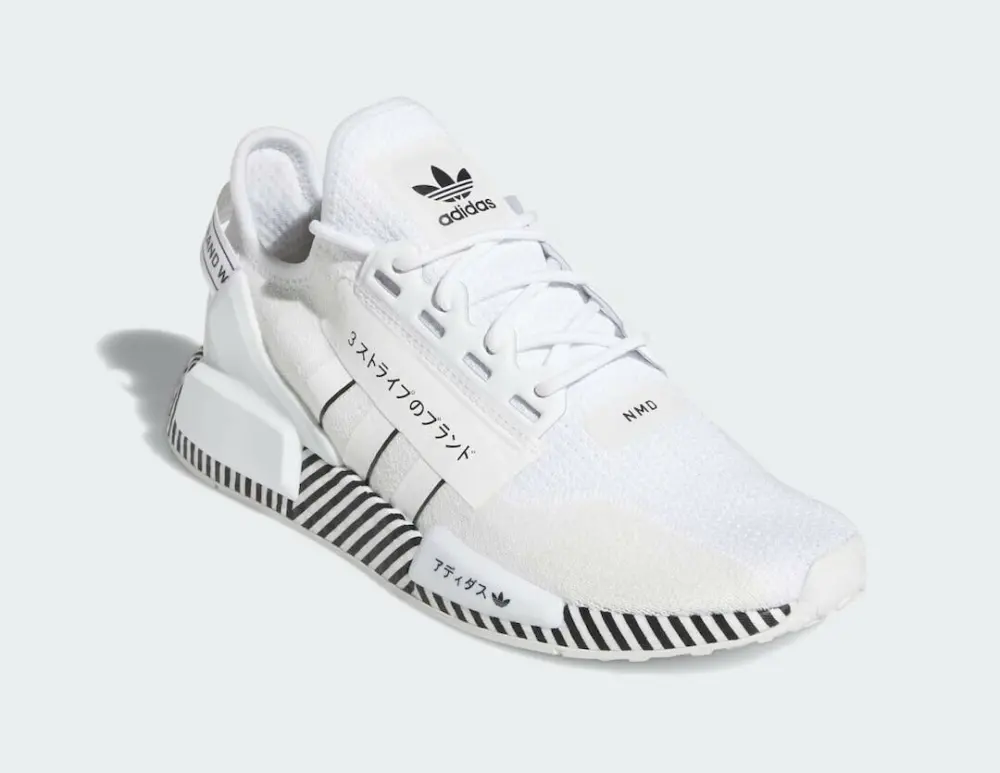 Giày Adidas NMD R1 V2 J Dazzle Pack Cloud White FY2108 - Ảnh 3