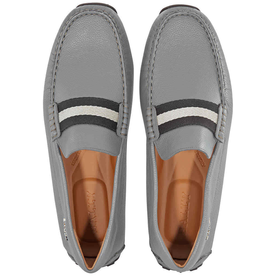 Giày Bally Pilot Garconne Leather Loafers 'Grey' 6222963 - Ảnh 2