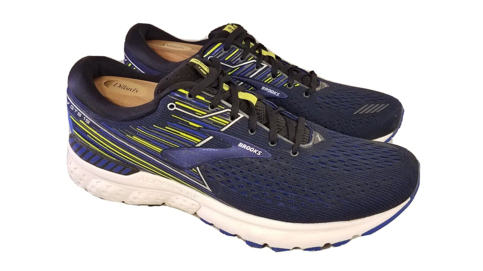 Giày Brooks Adrenaline GTS 19 Black Blue Nightlif 1102941D-069 - Ảnh 3