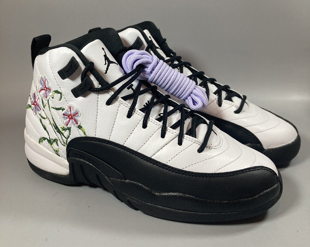 Giày Nike Air Jordan 12 Retro GS 'Floral' DR6956-100 - Ảnh 3