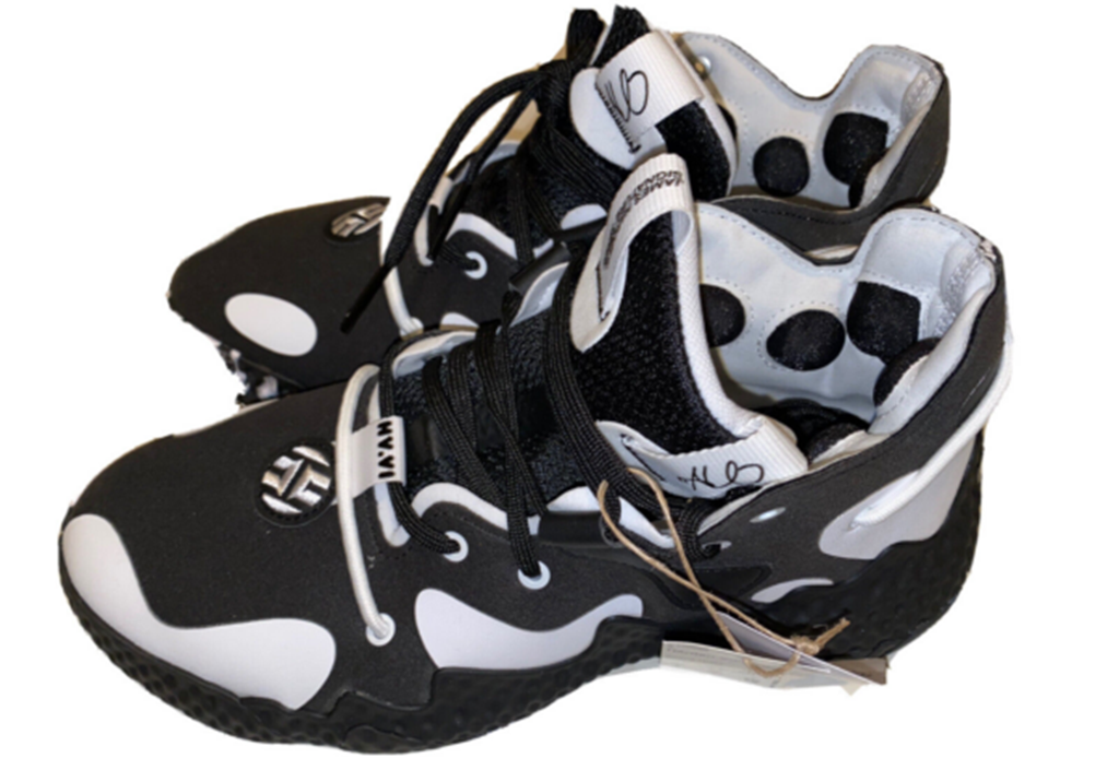 Giày Adidas Harden Vol. 6 J 'Black White' GV8775 - Ảnh 6