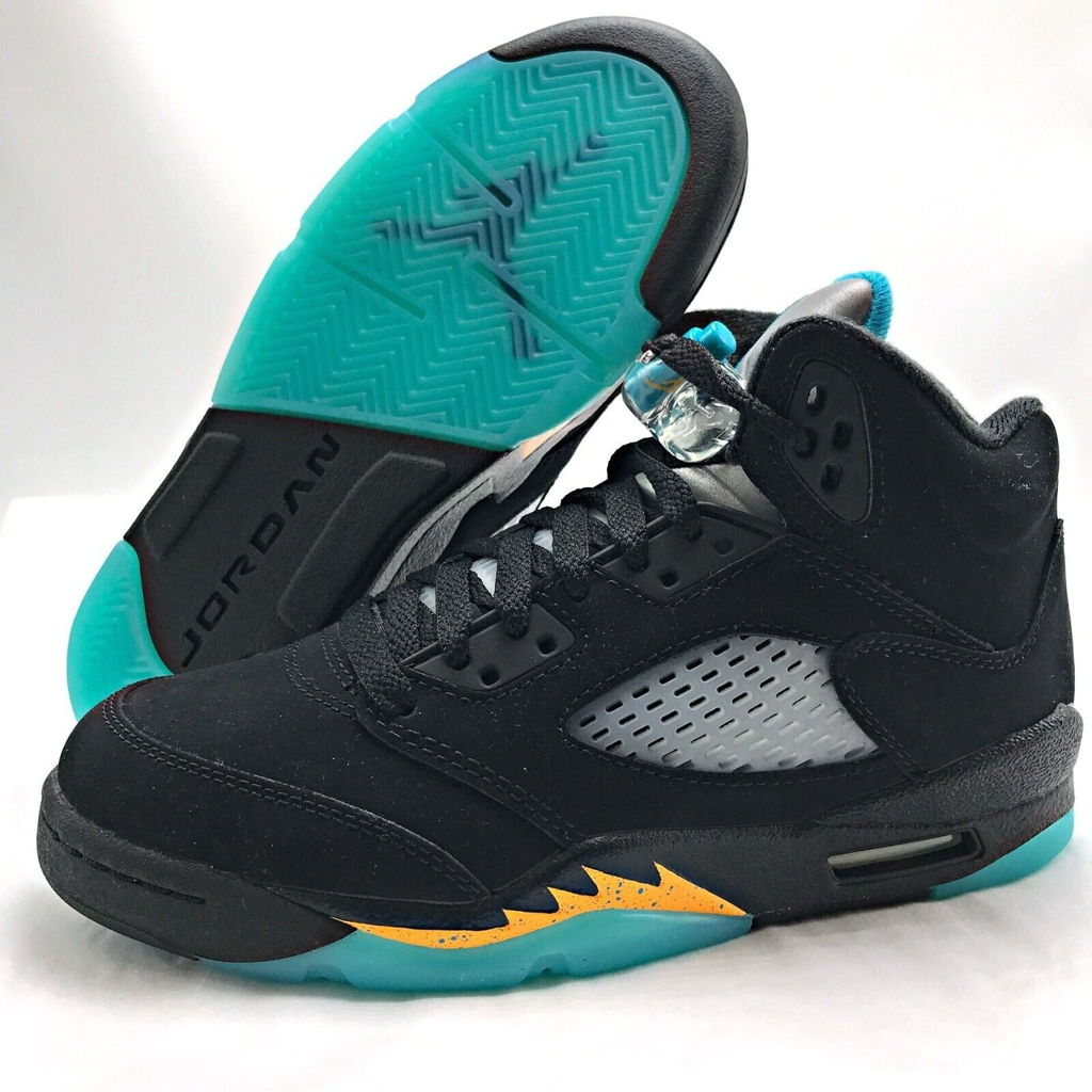 Giày Nike Air Jordan 5 Retro GS 'Aqua' 440888-047 - Ảnh 4