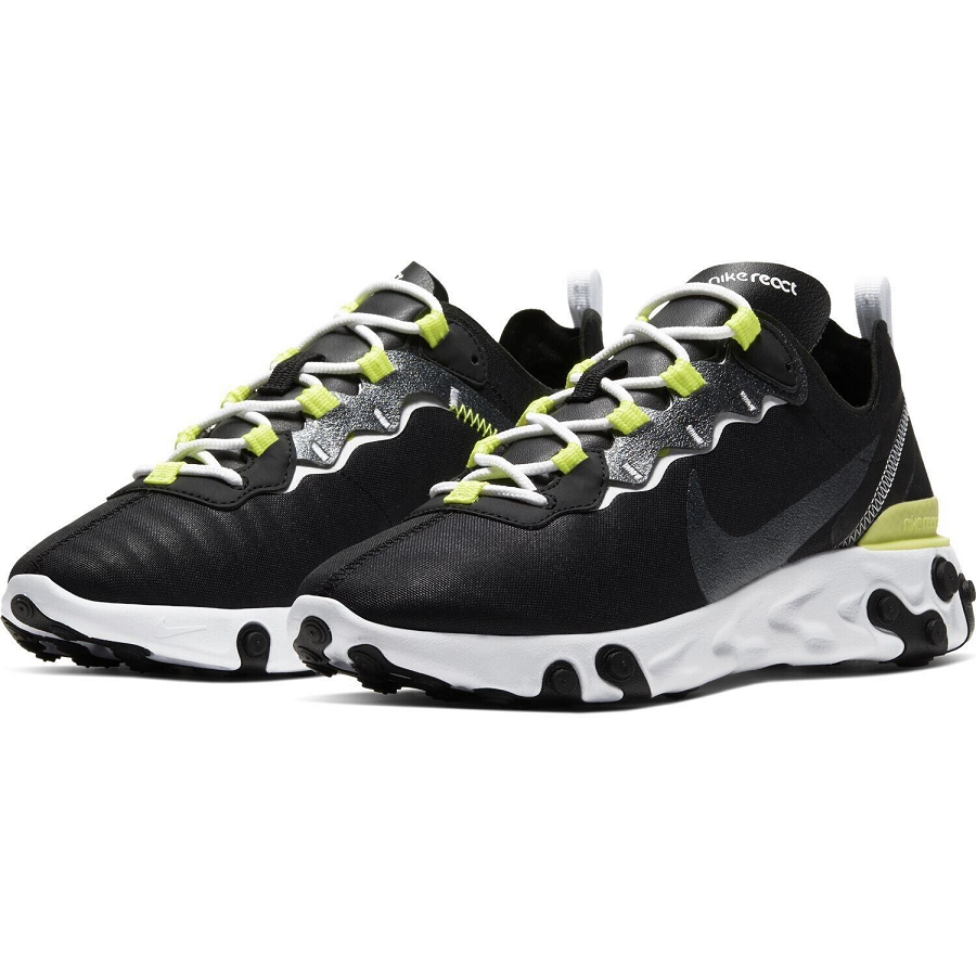 Giày Nike React Element 55 'Black Lemon Venom' CN3591-001 - Ảnh 5