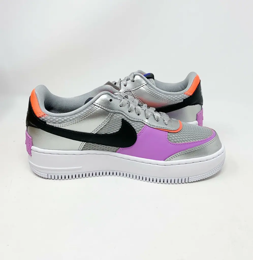 Giày Nike Wmns Air Force 1 Shadow 'Metallic Silver' CW6030-001 - Ảnh 5