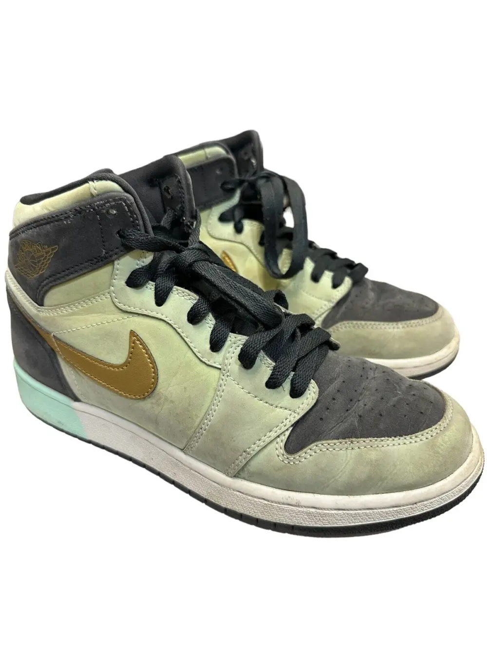 Alternative view of Giày Nike Air Jordan 1 Retro High GS 'Mint Foam' 332148-300