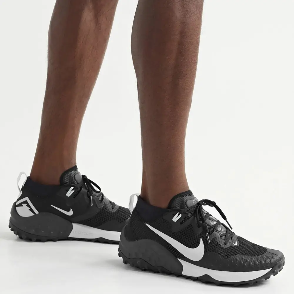 Alternative view of Giày Nike Wildhorse 7 'Black Platinum White' CZ1856-002
