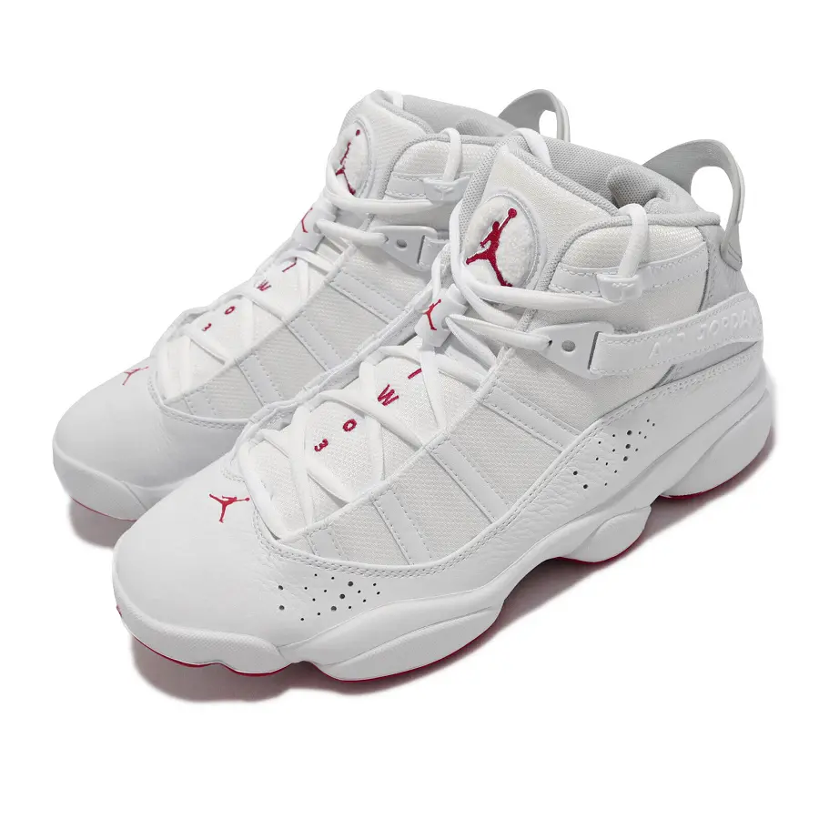 Alternative view of Giày Nike Air Jordan 6 Rings 'White Hot Pink' 322992-116