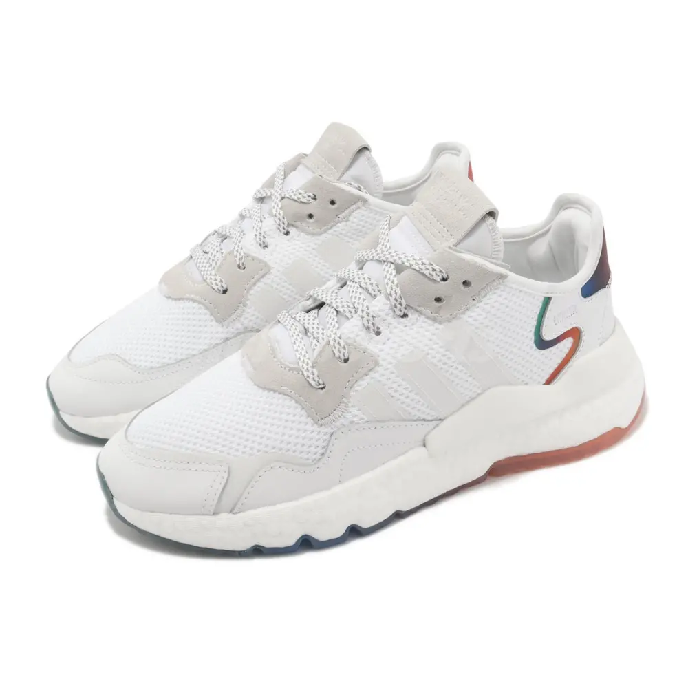 Alternative view of Giày Adidas Nite Jogger 2020 Boost 'Cloud White Rainbow' FV4544