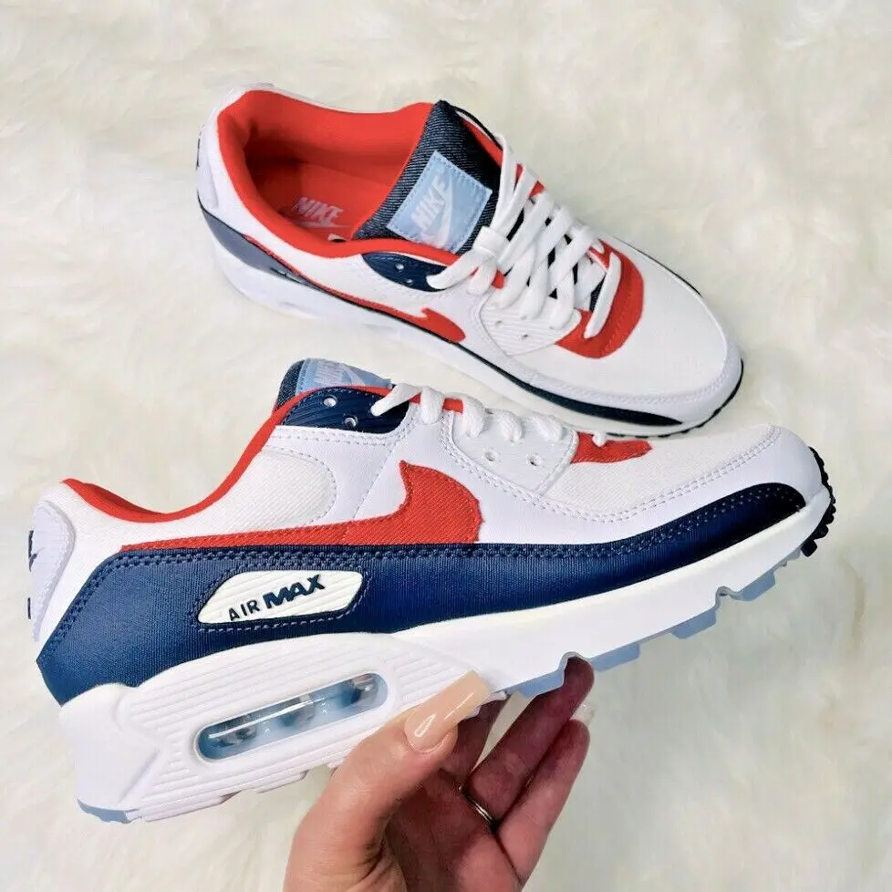 Giày Nike Air Max 90 'USA Denim' DJ5170-100 - Ảnh 4