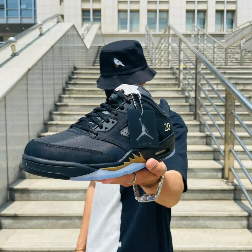 Giày Nike Air Jordan 5 Retro Low Wings 'Class of 2020-21' DJ1094-001 - Ảnh 4