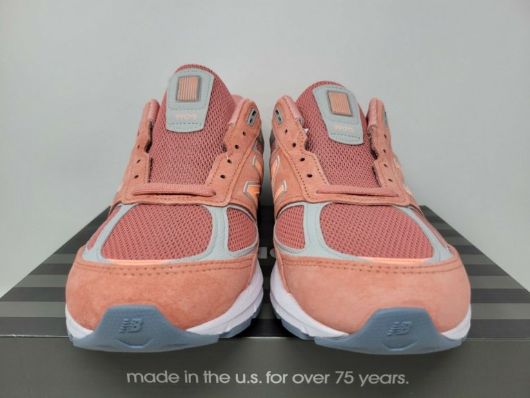 Giày New Balance 990v5 Made In USA ‘Sunrise Rose’ M990SR5 - Ảnh 4