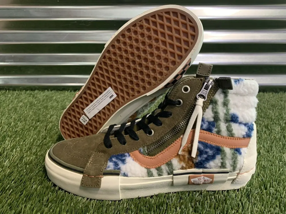 Giày Vans Sk8-Hi Reissue Cap 'Mixed Textile' VN0A3WM12UZ - Ảnh 4