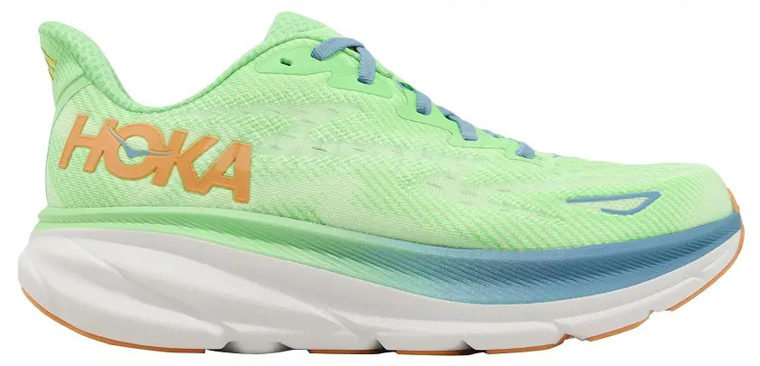 Giày Hoka Clifton 9 2E Wide Lemon Green 1132210-ZLGL