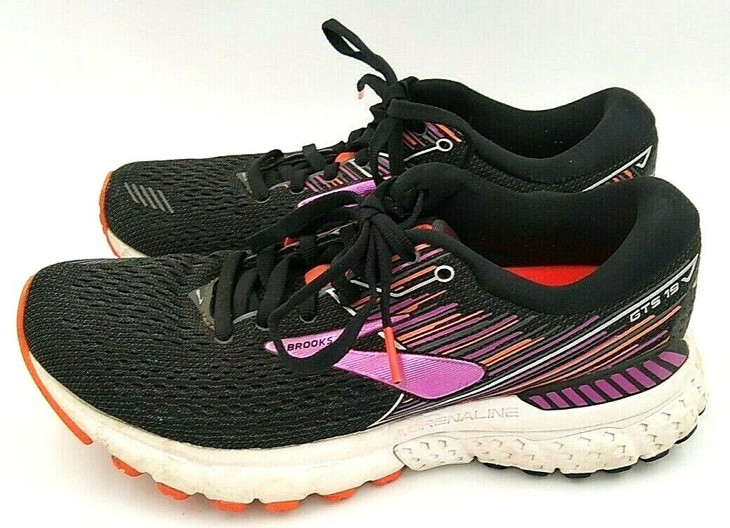 Giày Brooks Adrenaline GTS 19 Black Purple 1202841B-080 - Ảnh 3